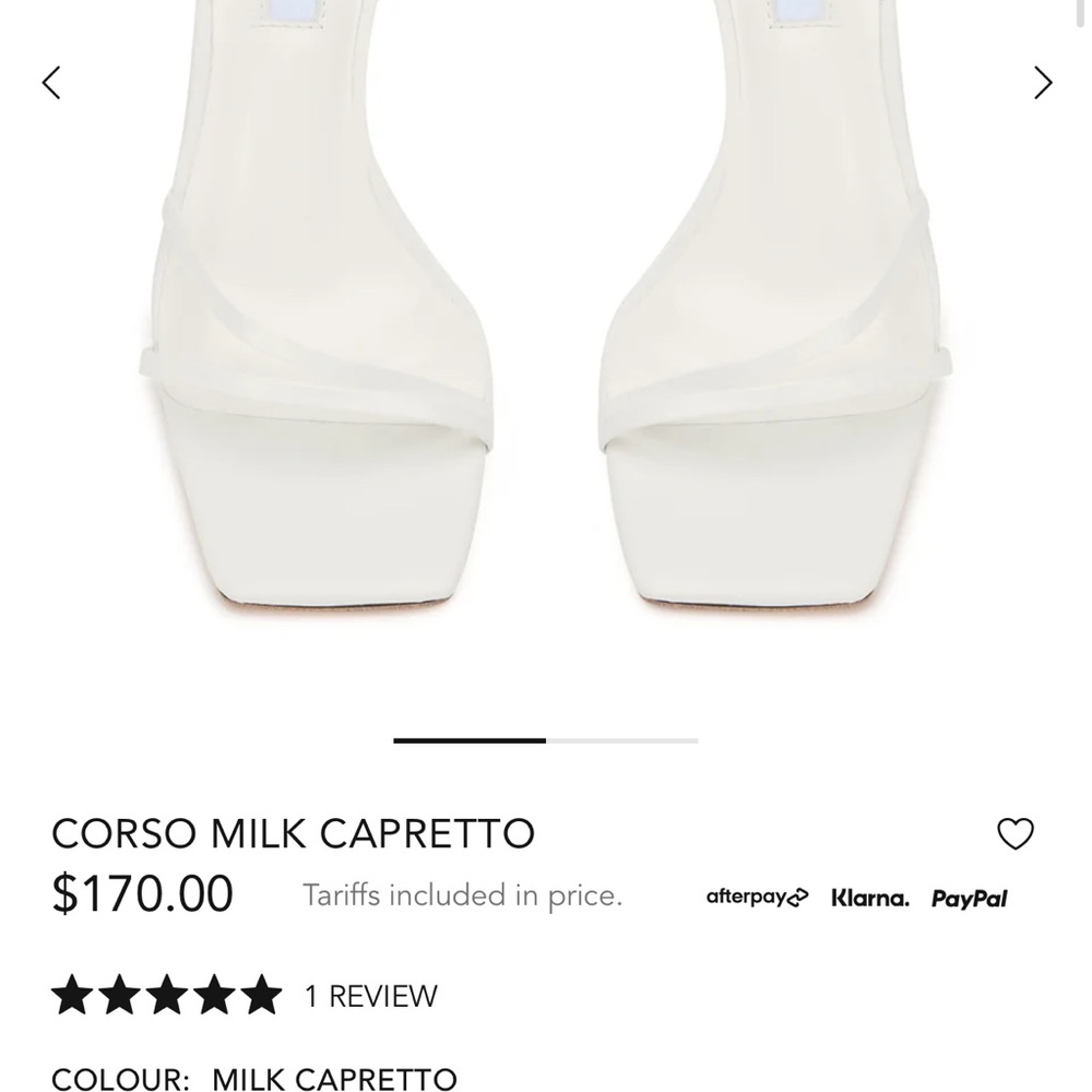 Tony Bianco Milk Capretto Women's Shoes - White